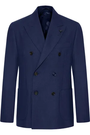 LARDINI Dobbeltradet blazer