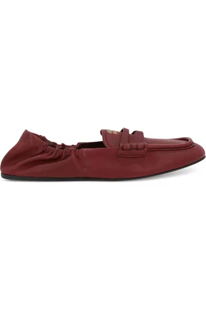 Miu Miu Loafers i læder