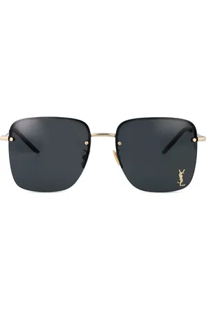 Saint Laurent Solbriller med logoplade