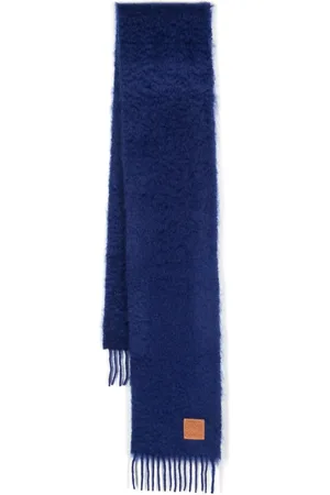 Loewe Tørklæde i mohair-bland med præget anagram