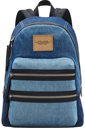Marc Jacobs Stor The Colorblock rygsæk i denim