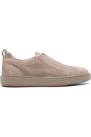 santoni Slip-on sneakers i ruskind