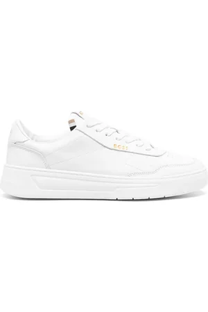 HUGO BOSS Sneakers i læder med logotryk