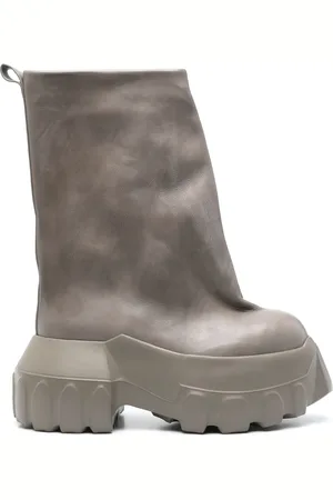 Rick Owens Mega Tractor-støvler med svaj