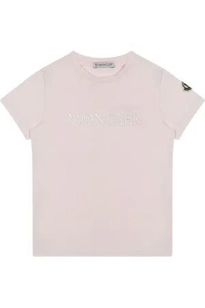 Moncler T-shirt med logobroderi
