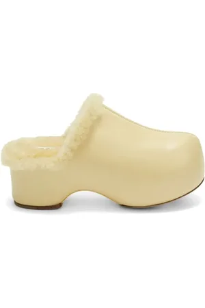 Jil Sander Clogs med lammeskindsfor