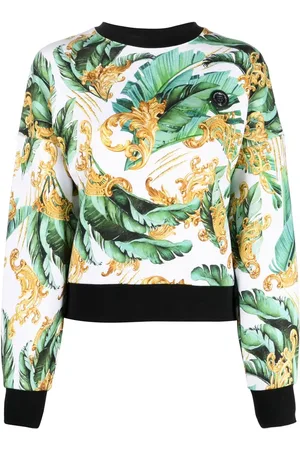 Philipp Plein Sweatshirt med blomstertryk