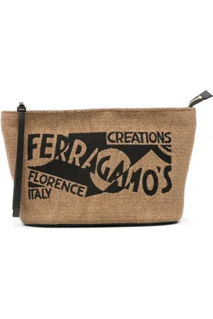 Salvatore Ferragamo Clutch-taske med Venna-logo