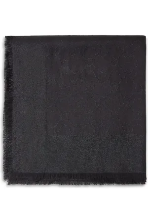 Salvatore Ferragamo Jacquard-tørklæde med frynser
