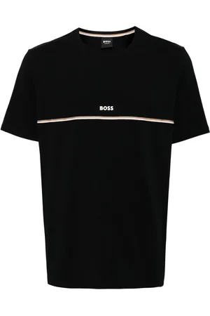 HUGO BOSS Pyjamas-T-shirt med logotryk
