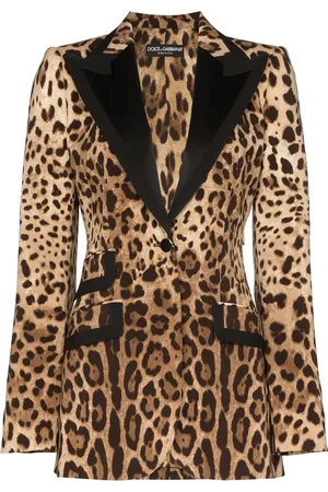Dolce & Gabbana Skræddersyet blazer med leopardtryk