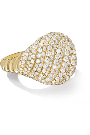 David Yurman Armbånd i 18 karat guld med diamant