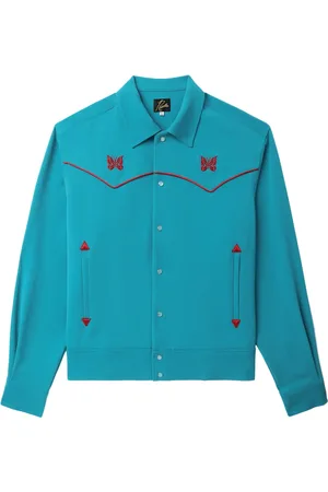 Pins & Needles Cowboyjakke med sommerfugl-broderi