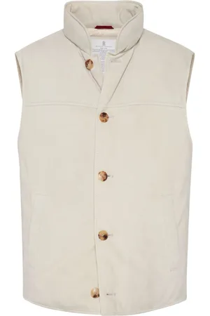 Brunello Cucinelli Polstret lædervest