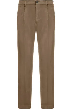 Incotex Pleated straight-leg trousers