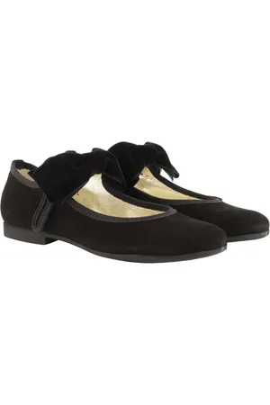 GALLUCCI Suede ballerina shoes
