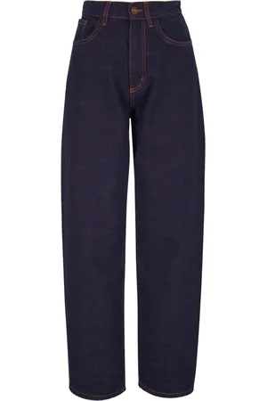 ODEEH Højtaljede jeans med brede ben