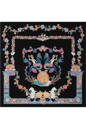 VERSACE Coral Theater silketørklæde