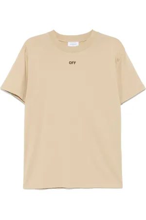 OFF-WHITE T-shirt med pile-tryk