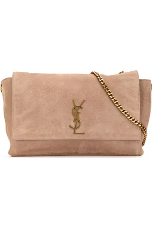 Saint Laurent Vendbar Kate crossbody-taske i kalveskind og ruskind fra 2022
