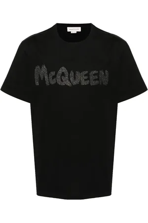 Alexander McQueen T-shirt med logotryk