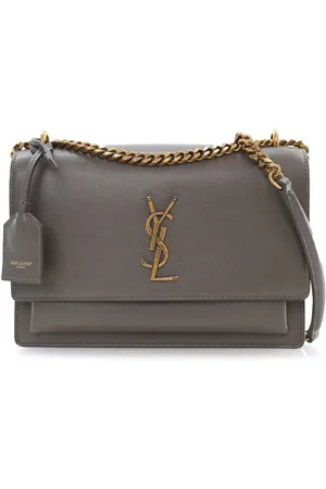 Saint Laurent Mellemstor Sunset crossbody-taske i kalveskind fra 2021