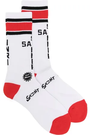 SAINT MXXXXXX Strømper i intarsiastrik med logo