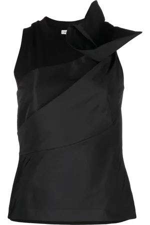Alexander McQueen Asymmetrisk top uden ærmer