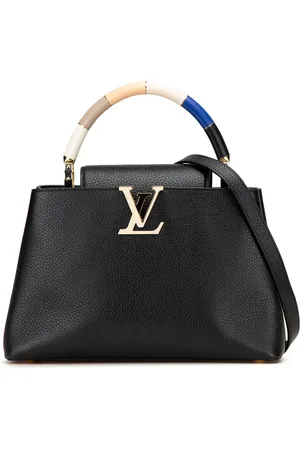 LOUIS VUITTON Taurillon Capucines MM satchel-taske fra 2021-2024