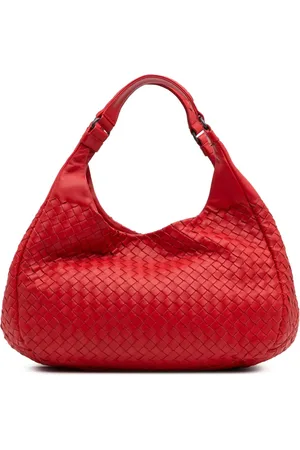 Bottega Veneta Lille Intrecciato Campana hobo-taske i nappalæder fra 2012-2024