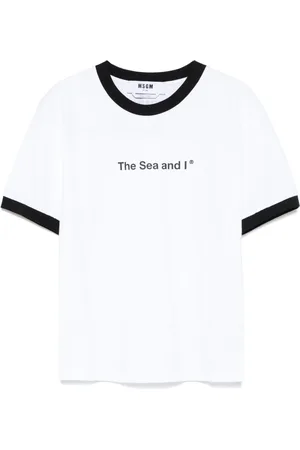 Msgm T-shirt med slogan