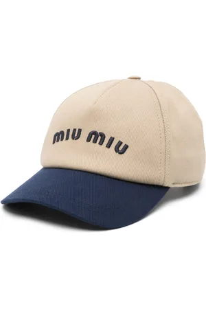 Miu Miu Vævet kasket i twill