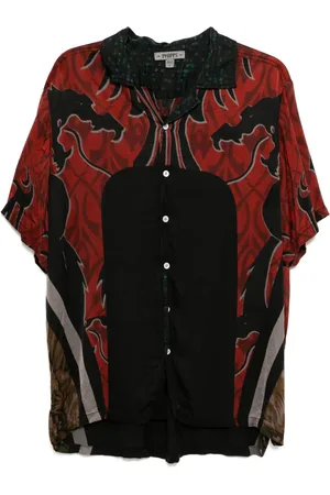 Stain Shade Skjorta med grafiskt tryck