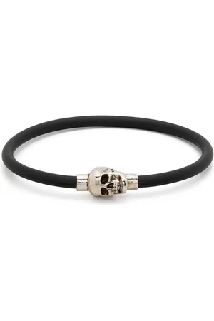 Alexander McQueen Armbånd med dødningehoved-lukning
