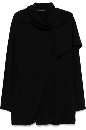 YOHJI YAMAMOTO Blazer med tørklædekrave