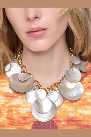 Paco rabanne Halskæde med shell-skiver