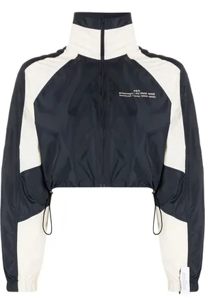 Rokh Cropped jakke med broderet logo