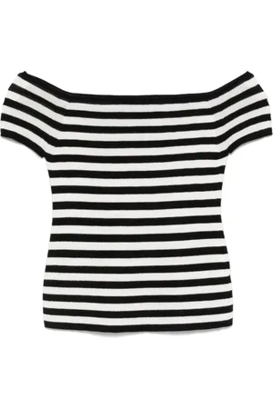 ERIC BOMPARD Stribet bardot-top
