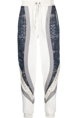 Roberto Cavalli Joggingbukser med dyre-tryk og logobånd
