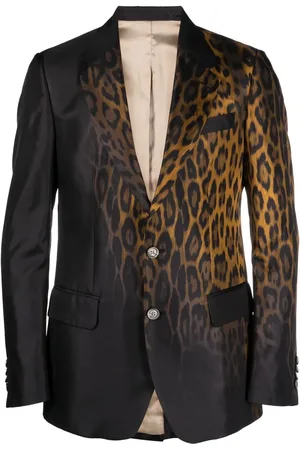 Roberto Cavalli Skræddersyet blazer med dyre-motiv