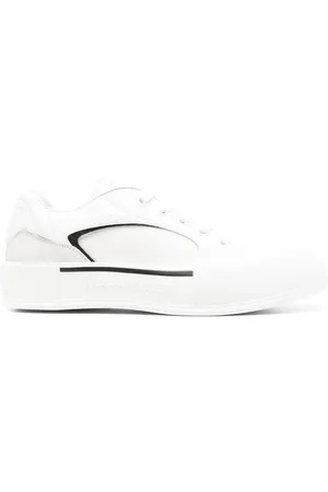 Alexander McQueen Skate Deck Plimsoll sneakers i læder