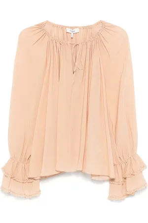 Chloé Bluse med samleeffekt