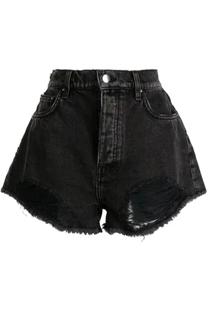 AMIRI Hotpants med slitageeffekt