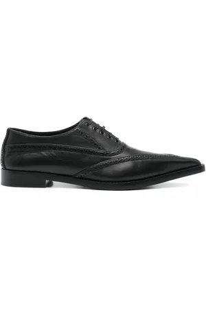 Alexander McQueen Brogues med spids tå
