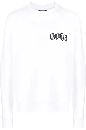 Roberto Cavalli Sweatshirt med udsmykket logo