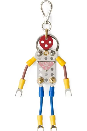 Prada Nøglering med robot-vedhæng