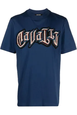 Roberto Cavalli T-shirt med logotryk