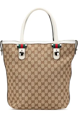 Gucci Mellemstor Web Match Ball tote i GG-kanvas fra 2000-2015