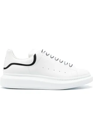 Alexander McQueen Oversize sneakers i læder med snøre