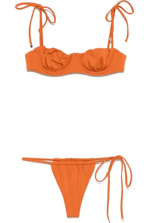 The Attico Bikini med ruchet detalje